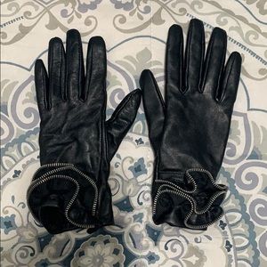 Faux Leather Glove